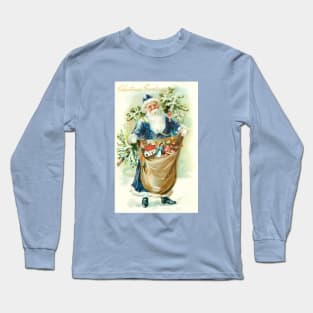 Blue Santa Hopes to be Cast in the Next Frozen Movie Long Sleeve T-Shirt